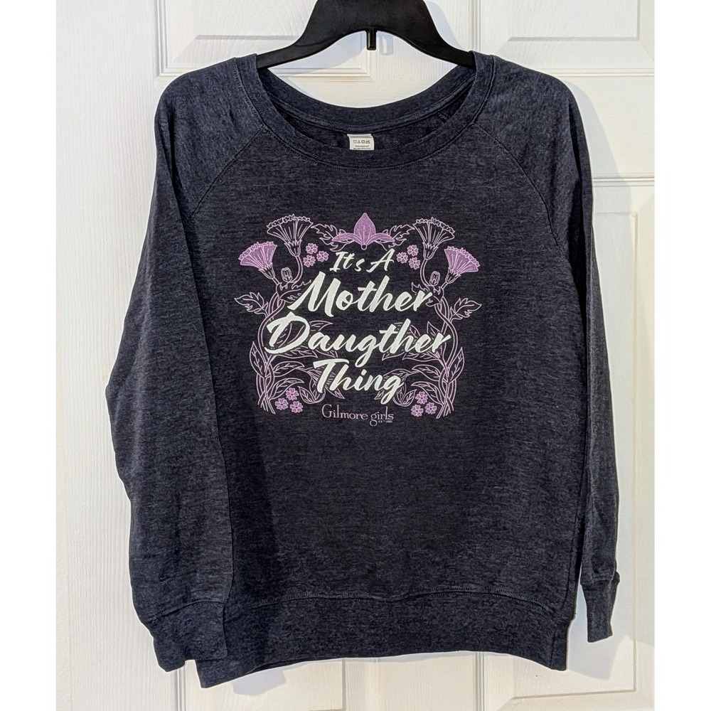Gilmore Girls Its a Mother Daughter Thing Graphic Sweatshirt Pullover Size M